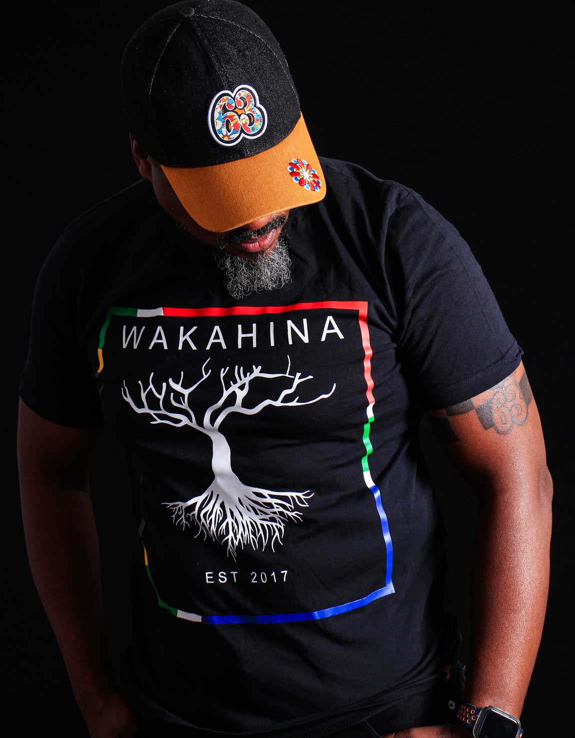Wakahina SA flag t-shirt